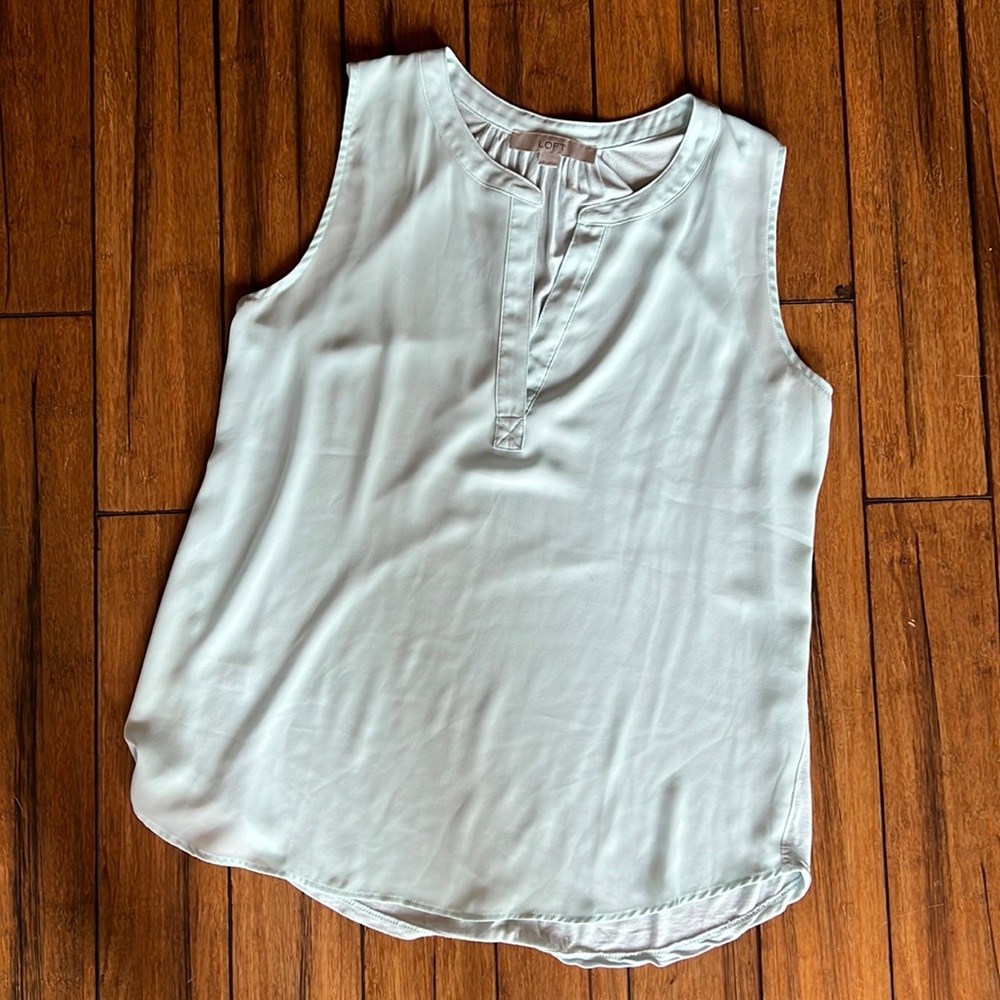 Light Blue Loft Tank